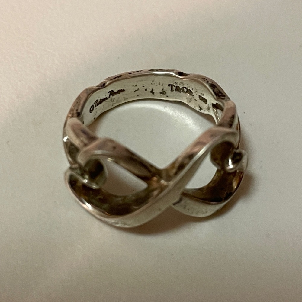 Retired Tiffany & Co Paloma Picasso Double Loving Heart Ring